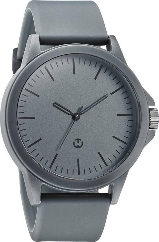 Image of Men's Watch, Black Silicon Strap, Black Dial Analog Wrist Watch, Water Resistant, Formal & Casual, Sports Watch, Wear, Watch for Gift
