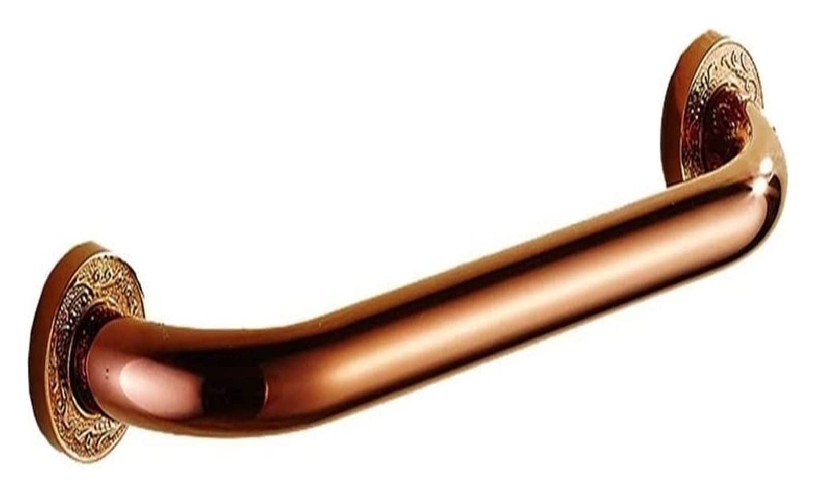Agarraderas Pasamanos de seguridad, pasamanos redondos y apoyabrazos de seguridad, pasamanos antiguos retro europeos en oro rosa.