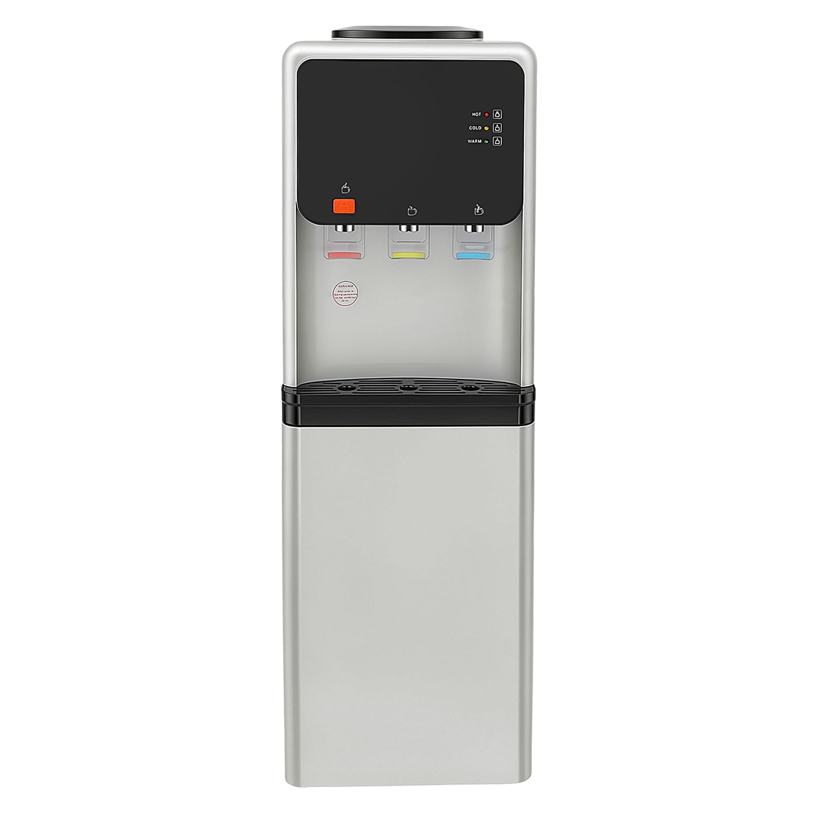 Distributore di acqua da 19 l, per caldo/freddo/caldo, con sicurezza per