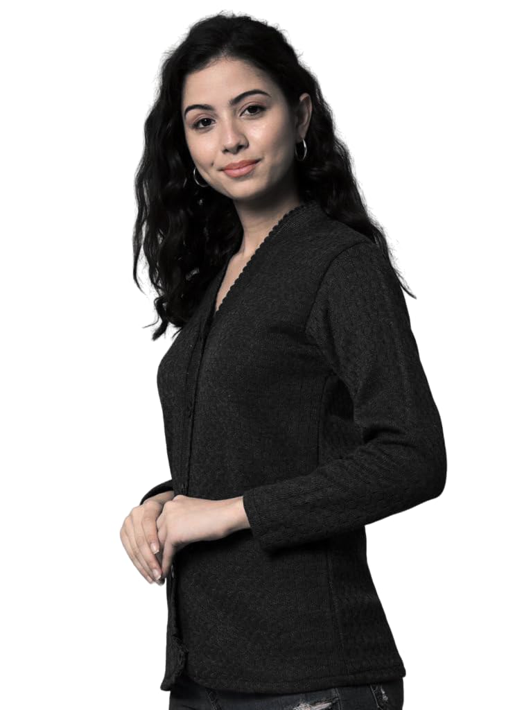 Wool Sweater for Womens Winter wear Cardigan for Womens Plus Size Pullover-image-8