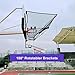 Ryanang Basketball Rebounder Shot Returner Hanging Return Net Attachment for Most Hoop Gymnasium/School - Ball Trainer