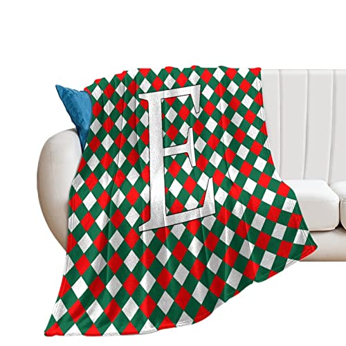 Plaid buffle monogramme E, le cadeau de Noël personnalisé idéal pour sublimer un canapé - 2