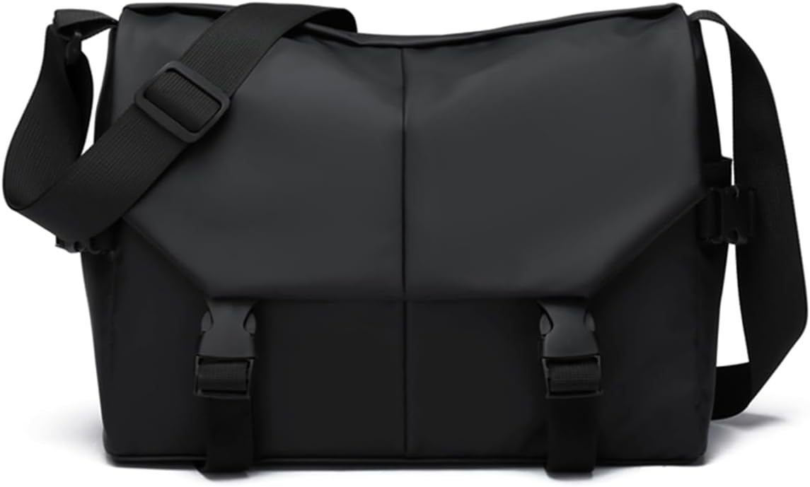 [HeiDiga] メッセンジャーバッグ メンズ 大容量 ショルダーバッグ 防水 肩掛けバッグ ワンショルダー かばん 盗難防止 斜めがけ 拡張可能 多機能 軽量 横掛け ipad収納 A4サイズ対応 大きめ かっこいい シンプル 丈夫 旅行 出張 通勤