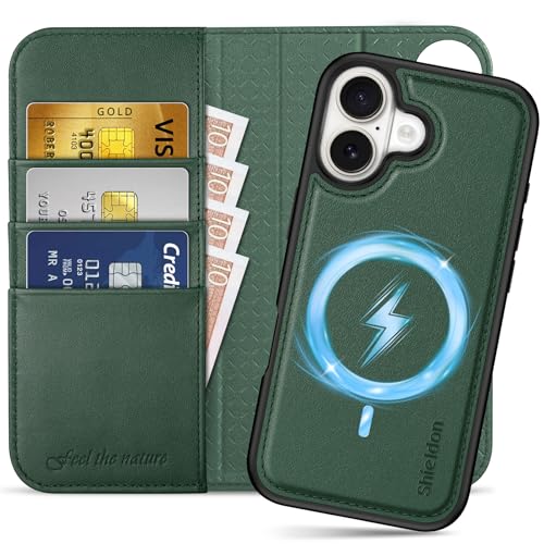 SHIELDON iPhone17 Ή 蒠^P[X 2in1 {vU[ 6.3C` 5G J[h[ [RFIDubLO] OR Jo[P̃CX[d uX^h@\ Xgbvt Ռz ACz17Ή X}z