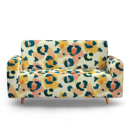 Xynhml Leopard Print Sofa Slipcover Couch Cover For 3 Seat Couch Armchair Slipcover Loveseat Cover Chair Cover With Elastic Bottom And Anti-Skid Foam For Living Room Home Decoration #TOP13