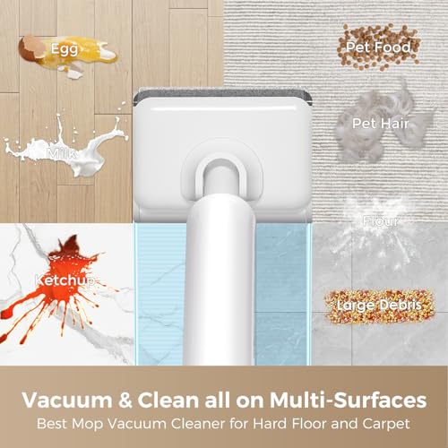 HABIUBIU Wet Dry Vacuum Cleaner cleaning a hard floor efficiently