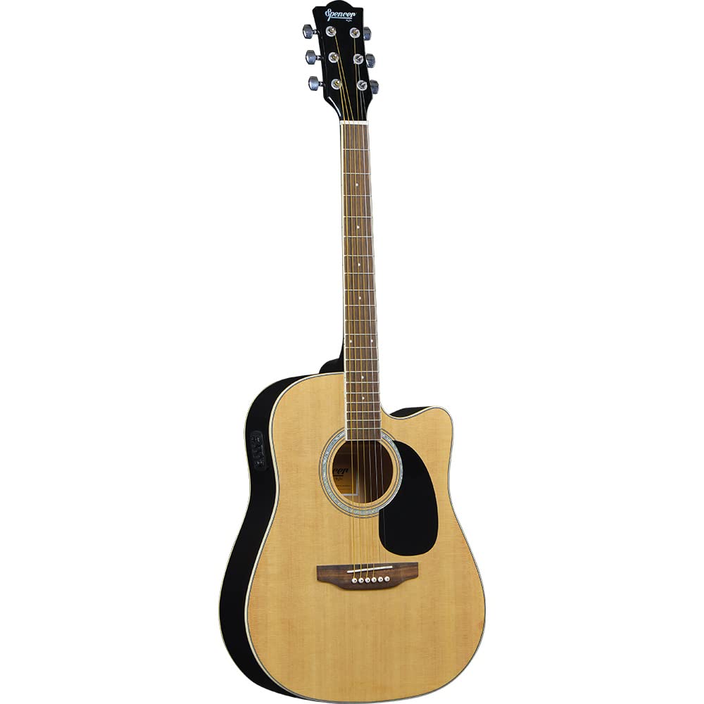 SPENCER BY EKO SA-10 CE Natural – Chitarra Acustica Elettrificata Cutaway top Abete fasce e fondo Tiglio manico Okoumè tastiera Roupanà