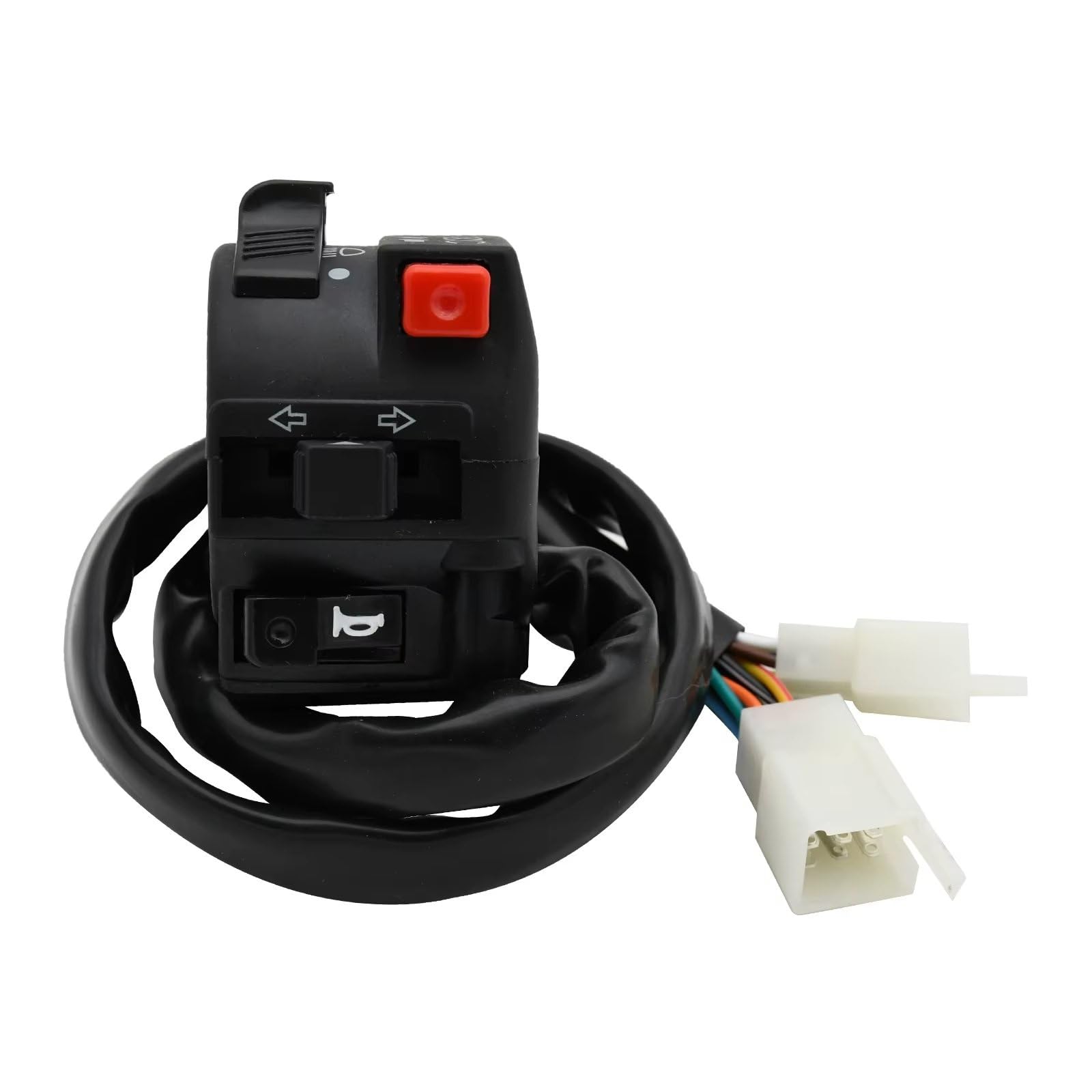 Commutateur Guidon Interrupteur De Démarrage Électrique Pour Moto, Pour Klaxon Universel, Clignotant, Indicateur, Bouton Lumineux Très Proche(Switch)