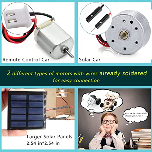 Wooden Solar & Wireless Remote Control Car Model Kits To Build - Diy Science Experiment And Educational Stem Toys For Kids Teens,Circuit Engineering Project 2 Kits #TOP3