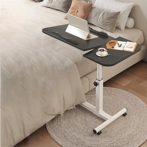 Table de lit d'hôpital à hauteur réglable pour soulager le dos et manger au lit