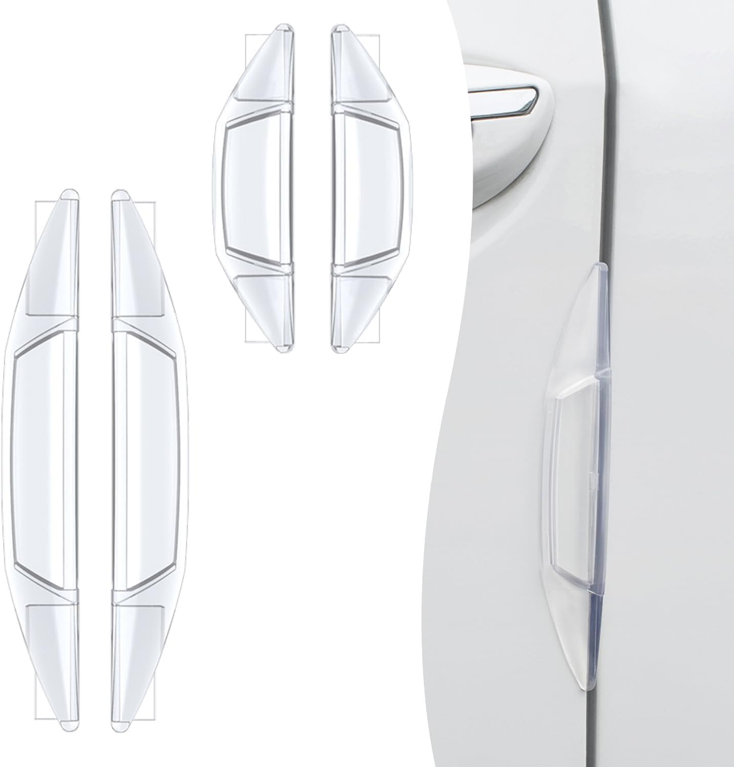 ZHAOYINFANG 4 Door Edge Protectors for Citroen Dispatch 2016-2024
