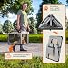 CADOCA® Hundebox faltbar Transportbox M 60x42x44cm robust atmungsaktiv Transporttasche Auto Rückbank Haustiertransportbox Hundetragetasche Grau