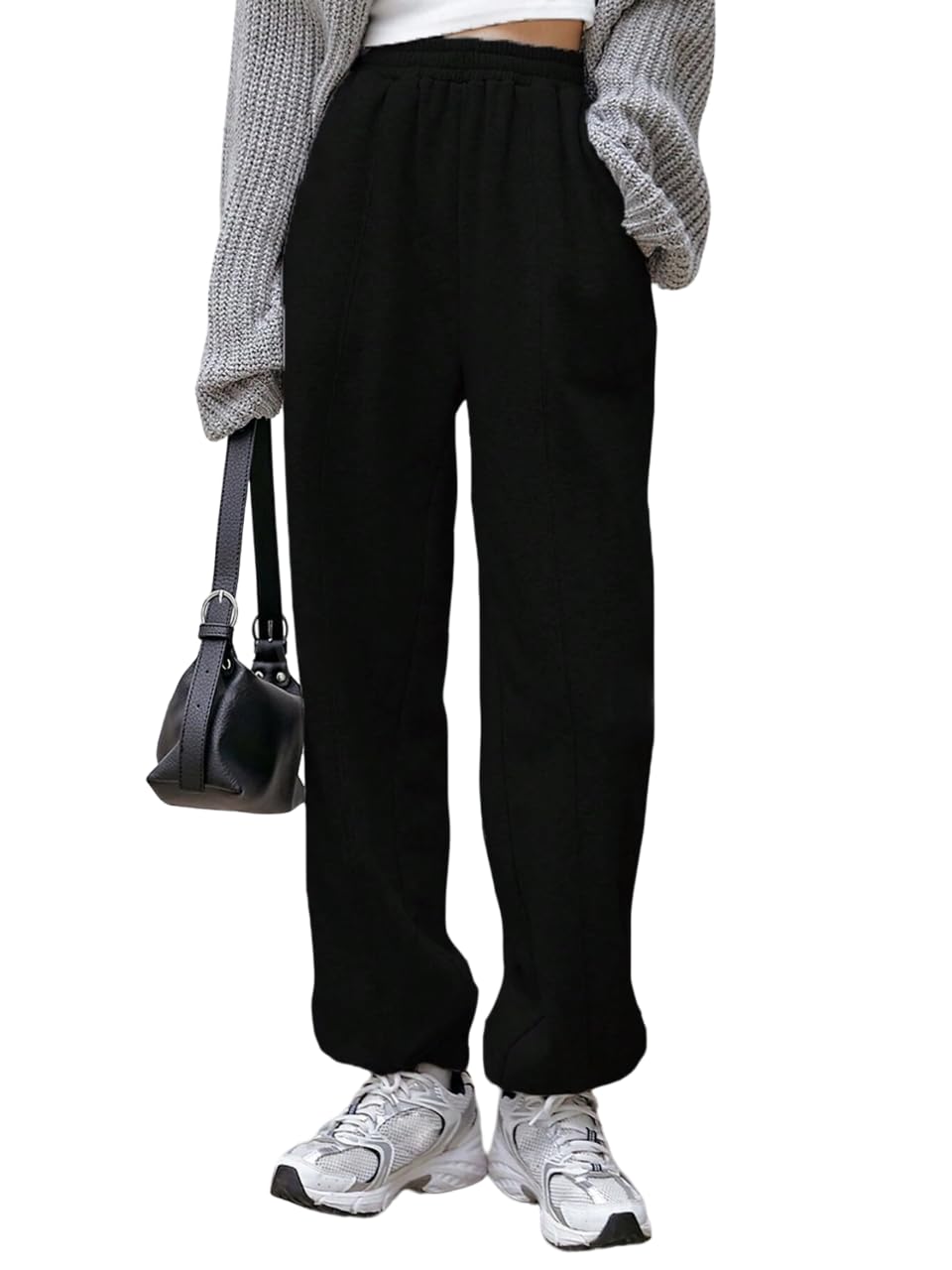 dockstreet Women Plus Size Joggers in 100 Percent Cotton Fabric Breathable and airy Crossknit Fabric