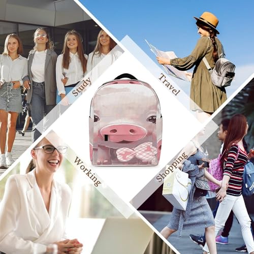 Mochila de mujer de tela Oxford Smiling duradera con base sólida 5