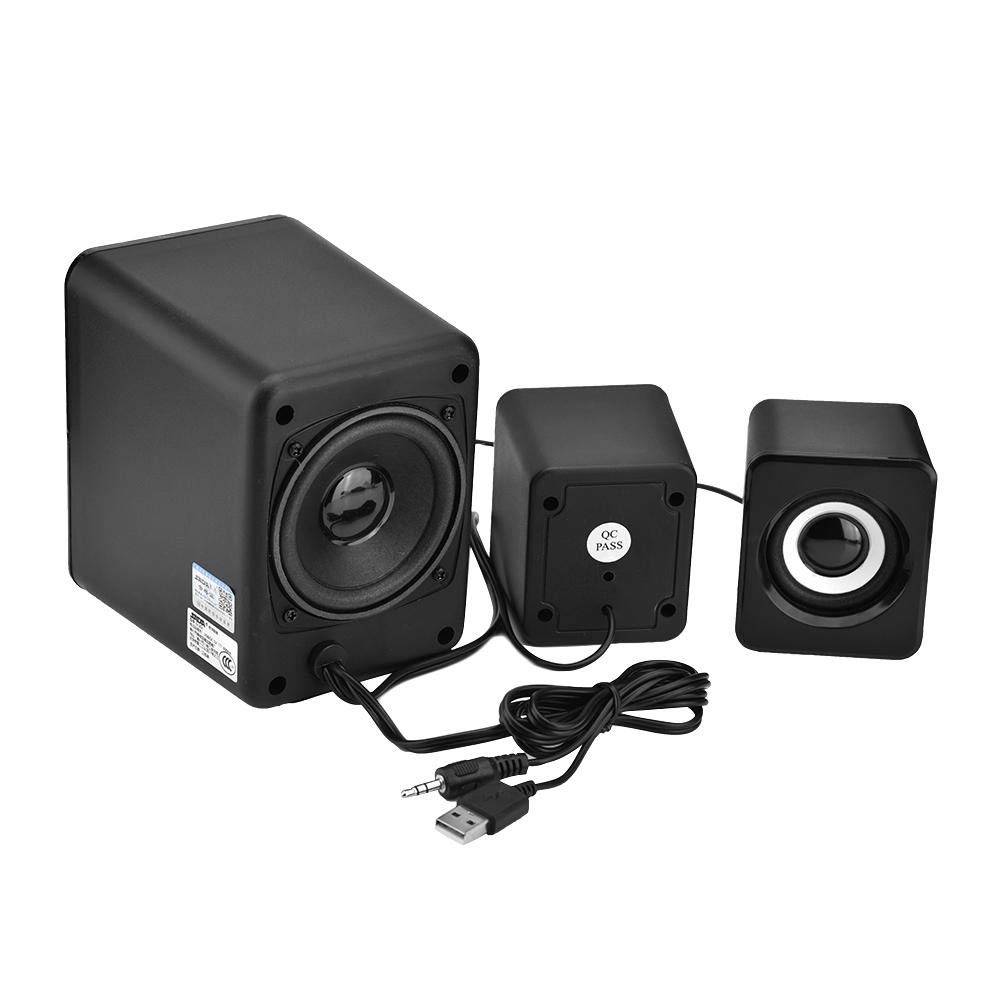 スピーカー・ウーファー Pod Amazon.co.jp: ミニサブウーファー、DV 5VおよびUSB 5V軽量ABS高