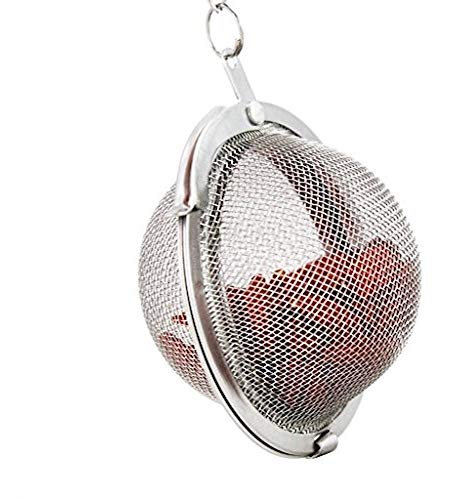 Infusor Chá Filtro Frutas Aço Inox Coador Peneira Chaleira