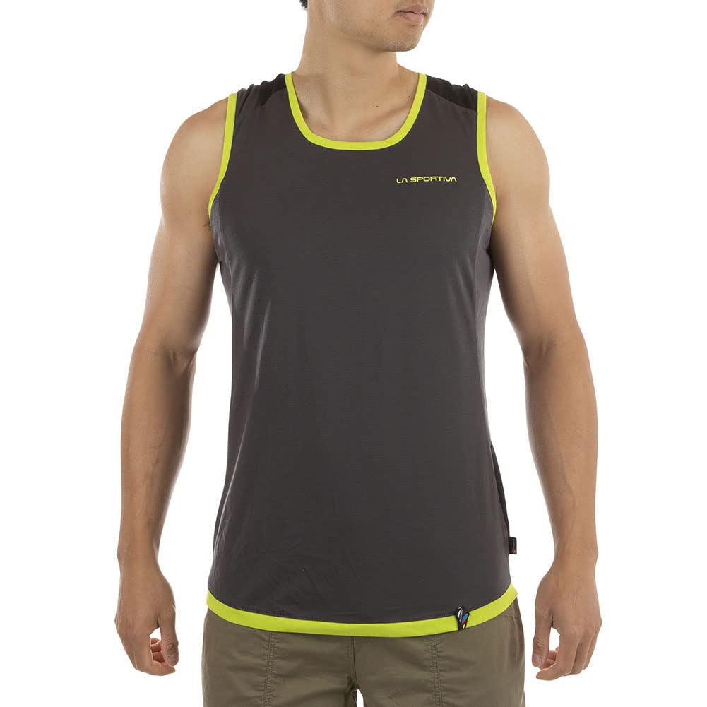 LA SPORTIVAMens Crimp Organic Cotton Tank Top for Rock Climbing