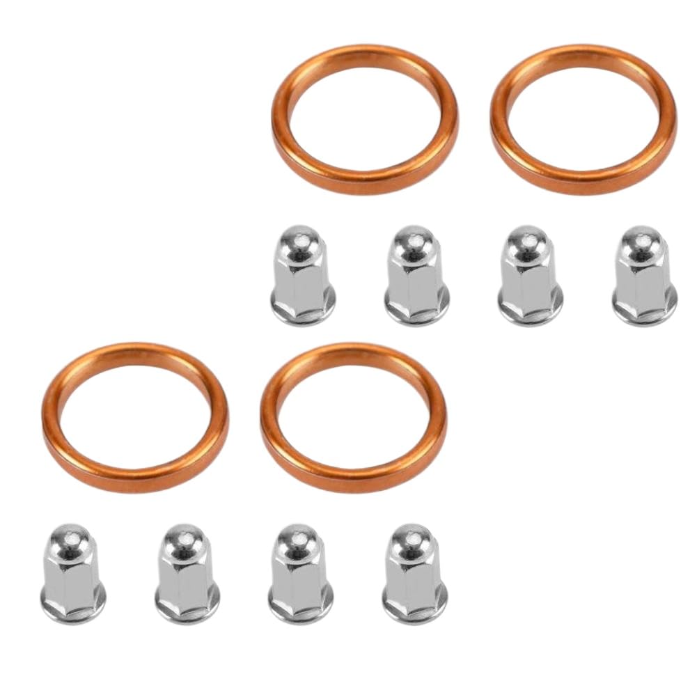 Juntas de escape y tuercas ciegas compatibles con CB500 CB550 VF500 VF700 VF750 VFR750 VFR800