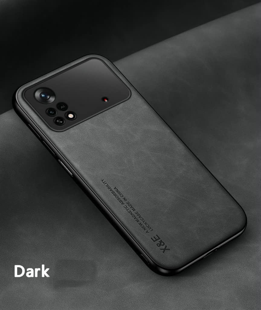 Kepuch Silklike Capa para Xiaomi Poco X4 Pro 5G - Case Placa de Metal Embutida para Xiaomi Poco X4 Pro 5G - Preto Kepuch Silklike Capa para Xiaomi Poco X4 Pro 5G - Case Placa de Metal Embutida para Xiaomi Poco X4 Pro 5G - Preto