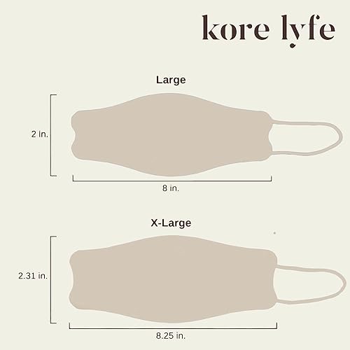 Miniatura 3 de Mascarilla KF94 BEIGE XL 10 piezas 25% más grande fabricada en Corea en 5 paquetes resellables transpirables de calidad premium Paquete en inglés