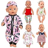 💕Perfekt für 15-Zoll-Babypuppen, neugeborene Babypuppen ähnlicher Größe und 16-Zoll-Babypuppenkleider und Accessoires.