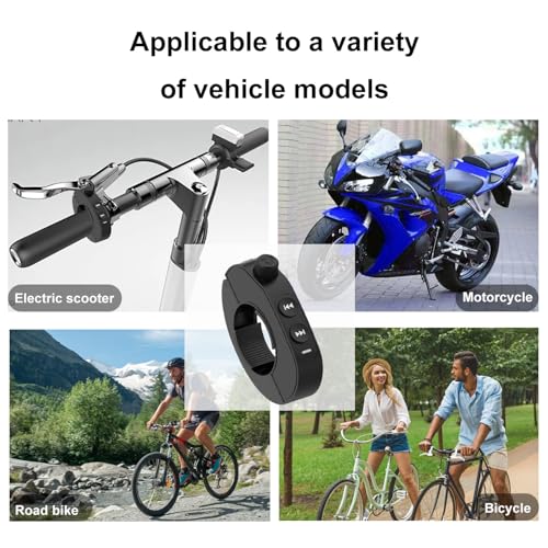 Bouton de musique au volant et télécommande Bluetooth guidon pour iPhone et Android - 7