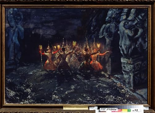 Cuadro sobre lienzo Leon Bakst para solucionar paredes vacías en la decoración del hogar