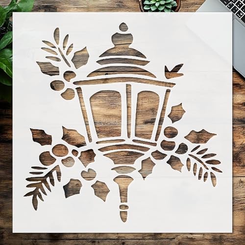 Stencil Lantern, Plastic Reusable, Reusable Plastic, Not specified, for DIY Crafts and Home Decor