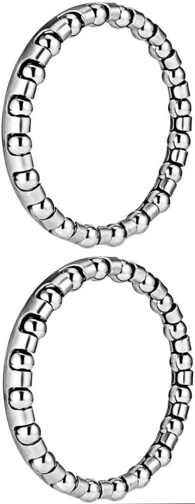 CYCLEZ Premium Headset Bearings 5/32" x 20 Ball Bearings. Fits 1-1/8" Headset. Made in Taiwan. Set/Pair of Bearings. for Mountain Bikes, Road Racing Bikes, Hybrid Bicycles, Scooters and E-Bikes