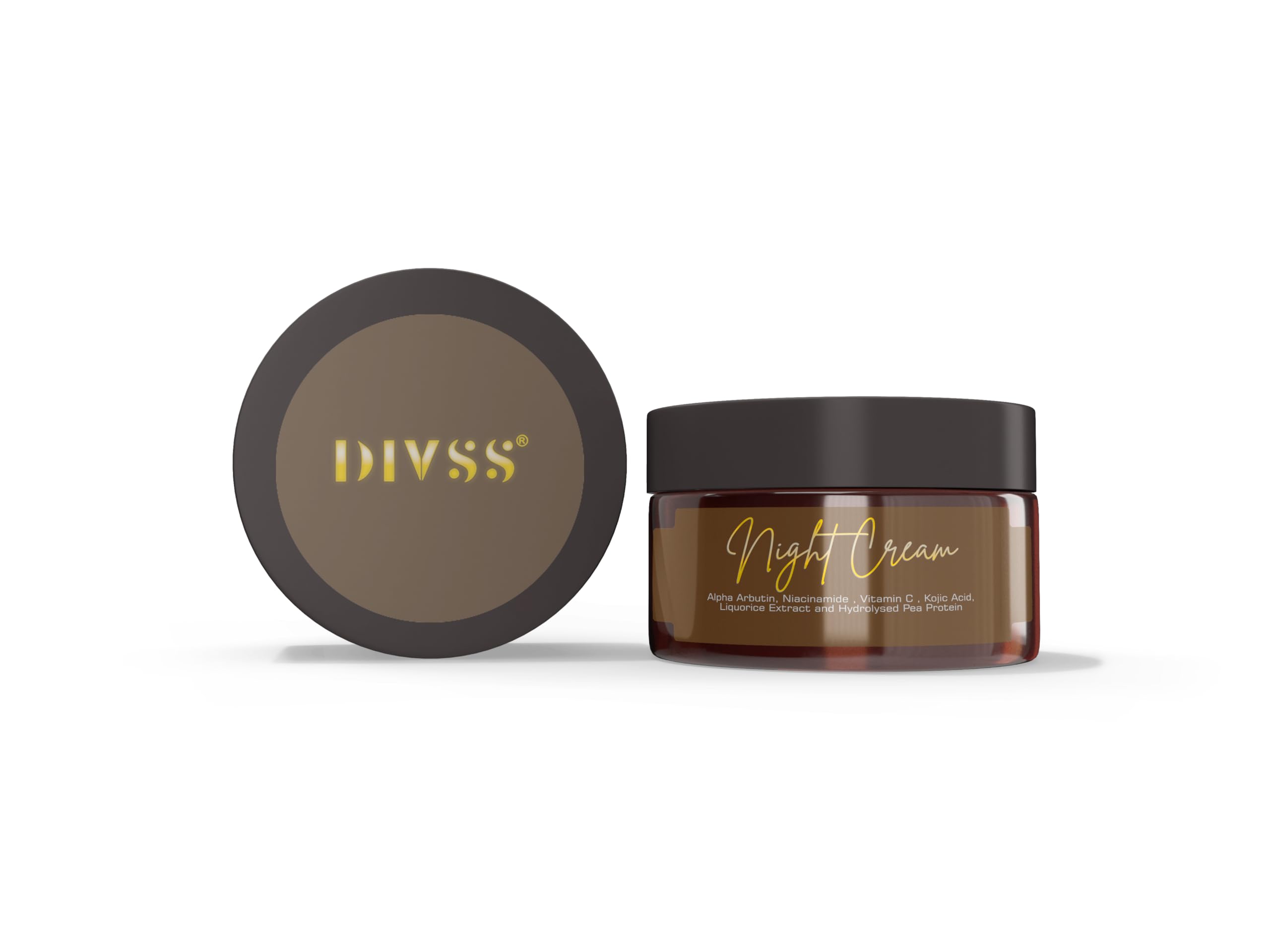 DIVSS Night Cream for UNISEX | Revitalizing & Rejuvenating Skin Treatment | Retinol, Mulberry & Vitamin C | Glowing Skin & Skin Repair | Oily, dry & sensitive skin | Anti aging cream | 50g