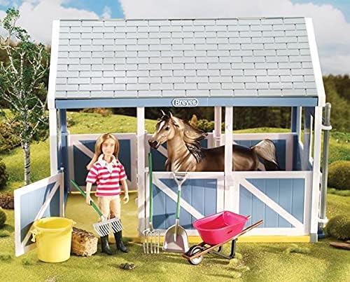 BREYER Classics Stable Cleaning Accessories Toy 10"L X 2.375"W X 8.5"H