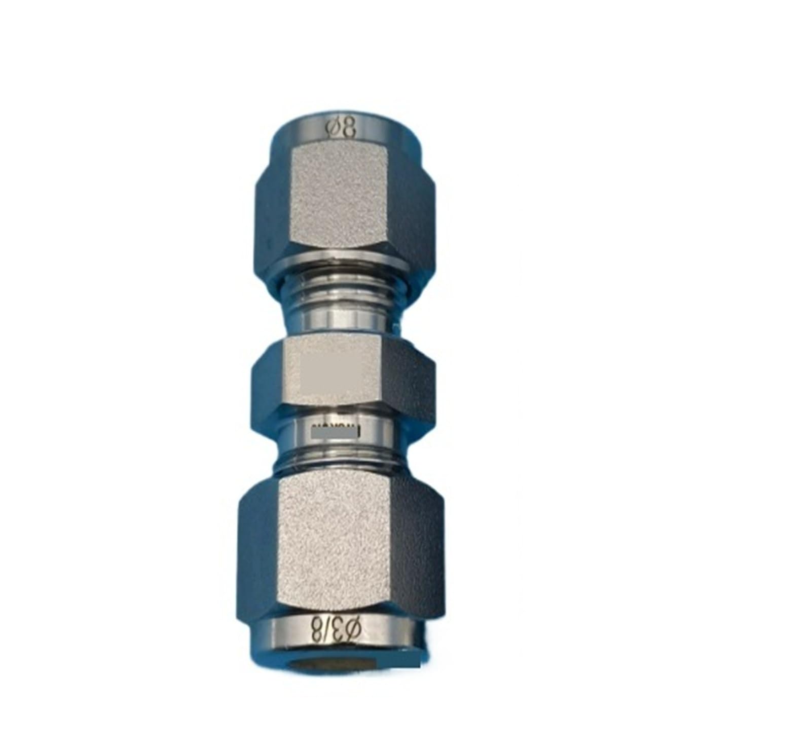 Stainless Steel Double Ferrule Straight Union SS-U-FL6-ML8 Original