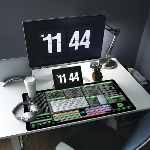 Excel Shortcuts Desk Mat 35.4"x15.7" Office Desk Accessories by Zoolyx - Used condition - Image 7