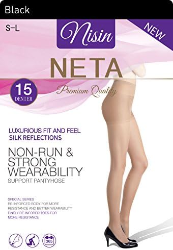 Nisin - 15 Denier NON - RUN STRONG WEARABILITY SUPPORT PANTYHOSE Premium Quality