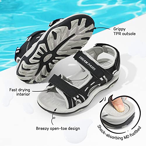 Image of DREAM PAIRS Boys Girls Sandals Kids Athletic Summer Sports Water Shoes for Toddler /Little Kid /Big Kid