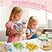 Crafts for Girls 8-12,Craft Kits DIY Fabric Flower Bouquet,Build Your Own Flowers,Toys for 8-12 Years Old,Educational Arts & Crafts Activity, Gardening Pretend Play, 8-12 Year Old Girl Birthday Gifts