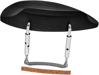 SUPVOX Professional Round Ebony Violin Chin Rest Adjustable Chin Support for Violin and Viola Sturdy Accessory for Musicians