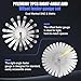 Pylevemv 2Pcs High-Precision Feeler Gauge Set - 32-Blade Straight and 16-Blade Offset Filler Gauge, Dual Marked SAE & Metric Stainless Steel Feeler Gauges for Valves, Spark Plug, Engine, Guitar Setup