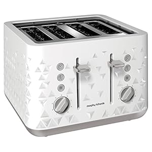 Morphy Richards Prism Four Slice Toaster White, 248110″Min 1 year manufacturer warranty”