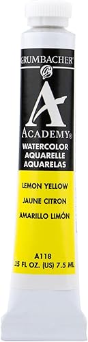 Miniatura 9 de Grumbacher Academy - Pintura de acuarela, 0.25 onzas, naranja lizarina (A005)