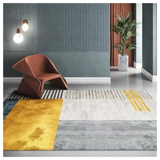 Kunsen Habitaciones Juveniles Alfombra Rectangular para Dormitorio, Comedor, Alfombra Gris, Alfombra para Sala de Estar Habitaciones Alfombra Bebe Gateo 40X60CM 1ft 3.7" X1ft 11.6"