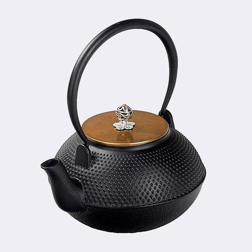Theiere Teapot Théière en Fonte De 1,2 L Théières en Fer Théière en Cuivre Fait À La Main Couvercle en Fer Pot en Fonte Pot en Fonte ThéIère avec Infuseur