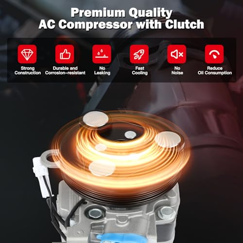 Image of Air Conditioning Compressor for Mazda 3 2.0L 2.3L for Mazda 3 Sport 2.0L