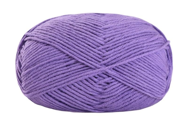 Fil de coton pour crocheter sans nœud : finissez vos projets avec 5 fils mélangés de 50g