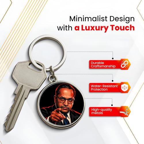 Image of MG | Protective Evil Eye /Spiritual Symbols /Om /Motivational Keychains | Double-Sided Metal Key Ring | Good Luck and devine Charm for Car, Bike, Home & Office