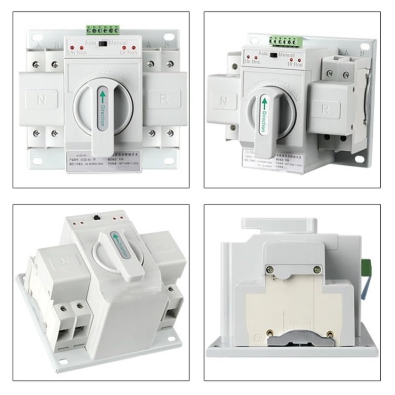 ATS MTQ3-1600A Transfer Switch 63A 2 Pole Dual Power automat Transfer Switch Suitable PC Class AT