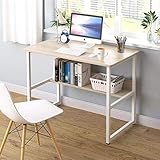 CHY パソコン デスク 平机 机 デスク パソコンテーブル オフィスデスク 80*50cm (オーク…)
