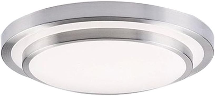 11.8-Inch LED Flush Mount Ceiling Light,32W LED Ceiling Lights, Cool White 6000K 2600LM, Lighting for Kitchen, Hallway, Office, Corridor, Flush Ceiling Light, Round LED Panel Light