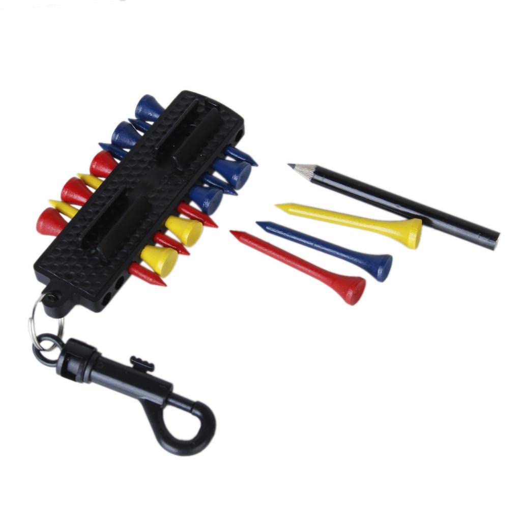 Generic Carrito de Golf para tee Caddy Keeper, Acrylic, Negro