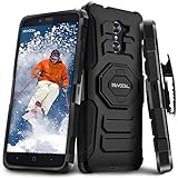 ZTE Grand X Max 2 / ZTE Max Duo/ZTE Imperial Max Case, Evocel [New Generation Series] Belt Clip Holster, Kickstand, Dual Layer for ZTE Grand X Max 2/ ZTE Max Duo/ZTE Imperial Max, Black